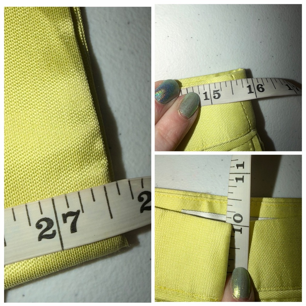 VALENTINO Mikado Silk Blend Pants Chartreuse Yellow Green IT40 US4 NWT ⚪️ - Picture 13 of 14